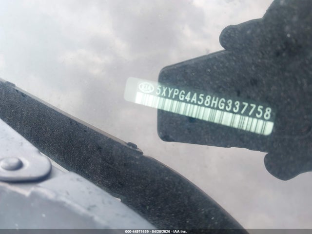 44971659 :رقم المزاد ، 5XYPG4A58HG337758 vin ، 2017 Kia Sorento 3.3l Lx مزاد بيع