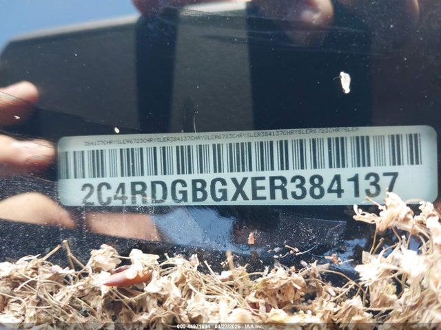 Aukcja sprzedaży 2014 Dodge Grand Caravan Se, vin: 2C4RDGBGXER384137, numer aukcji: 44971694