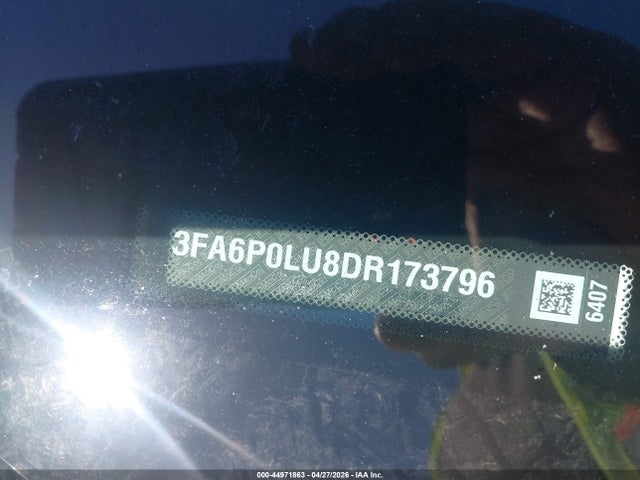 2013 Ford Fusion Hybrid Se მანქანა იყიდება აუქციონზე, vin: 3FA6P0LU8DR173796, აუქციონის ნომერი: 44971863