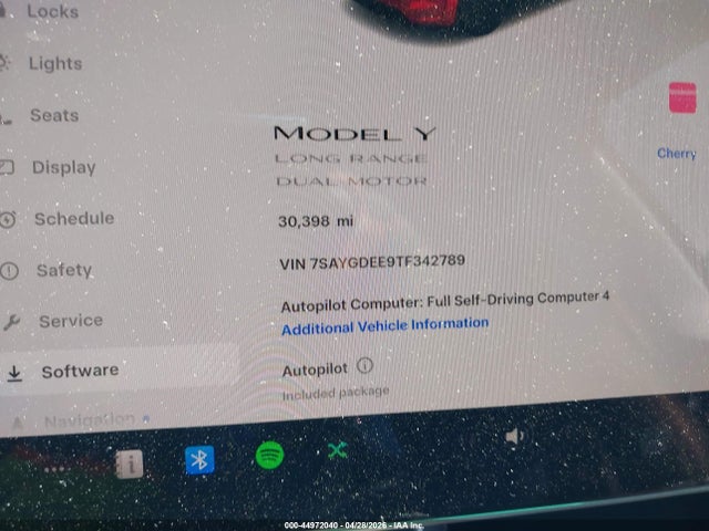 2026 Tesla Model Y All-wheel Drive/long Range Launch Series/premium All-wheel Drive მანქანა იყიდება აუქციონზე, vin: 7SAYGDEE9TF342789, აუქციონის ნომერი: 44972040