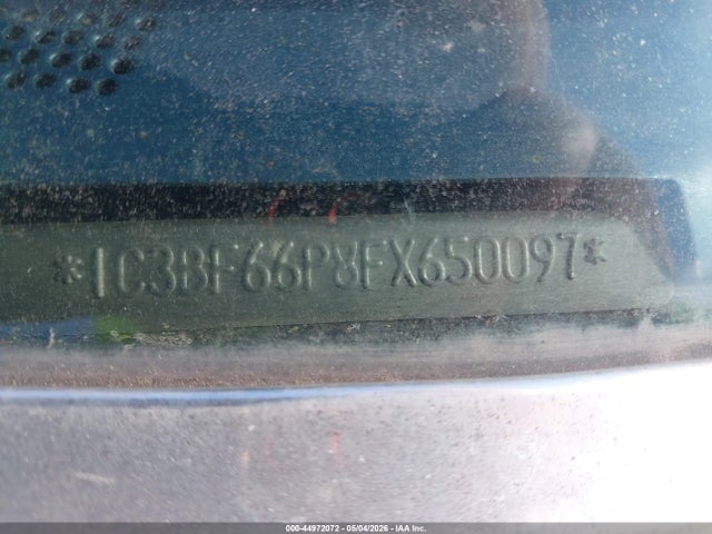 44972072 :رقم المزاد ، 1C3BF66P8FX650097 vin ، 1985 Chrysler Fifth Avenue مزاد بيع