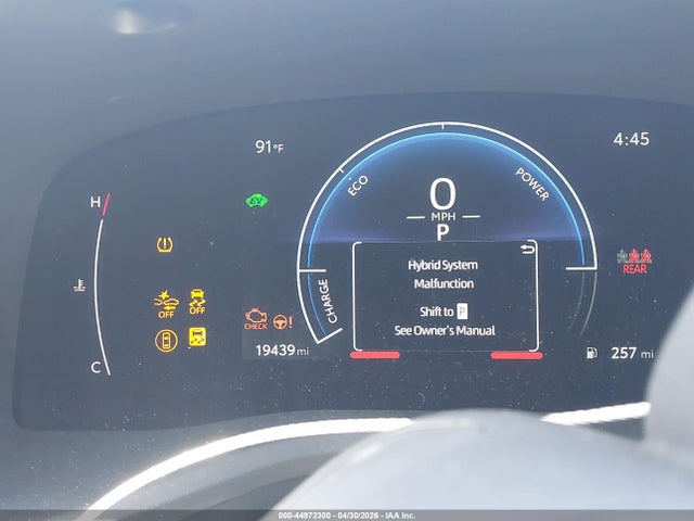 2025 Toyota Camry Se მანქანა იყიდება აუქციონზე, vin: 4T1DAACK2SU619692, აუქციონის ნომერი: 44972300