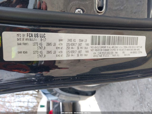 2018 Jeep Cherokee Latitude Plus 4x4 მანქანა იყიდება აუქციონზე, vin: 1C4PJMLB7JD521291, აუქციონის ნომერი: 44972346