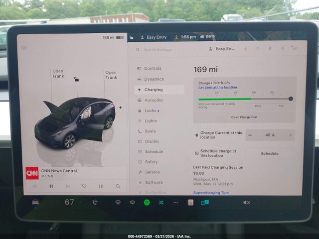 Продаж на аукціоні авто 2023 Tesla Model Y Awd/long Range Dual Motor All-wheel Drive, vin: 7SAYGDEE7PA206602, номер лоту: 44972369