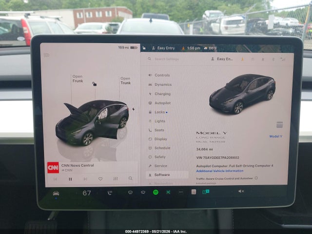 Продаж на аукціоні авто 2023 Tesla Model Y Awd/long Range Dual Motor All-wheel Drive, vin: 7SAYGDEE7PA206602, номер лоту: 44972369