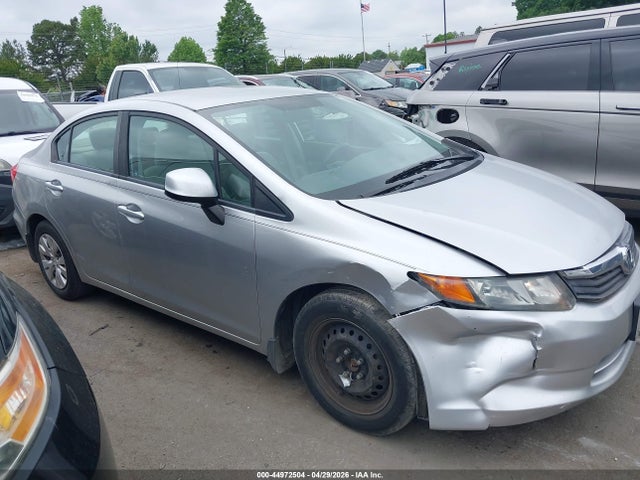 2012 Honda Civic Lx მანქანა იყიდება აუქციონზე, vin: 2HGFB2F54CH333709, აუქციონის ნომერი: 44972504