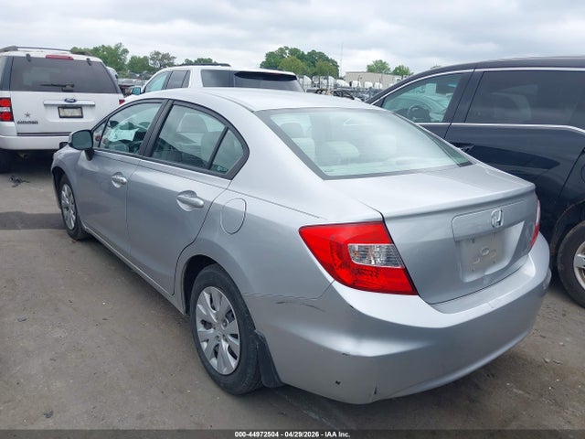2012 Honda Civic Lx მანქანა იყიდება აუქციონზე, vin: 2HGFB2F54CH333709, აუქციონის ნომერი: 44972504