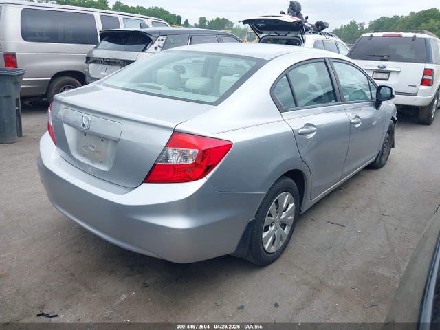 2012 Honda Civic Lx მანქანა იყიდება აუქციონზე, vin: 2HGFB2F54CH333709, აუქციონის ნომერი: 44972504