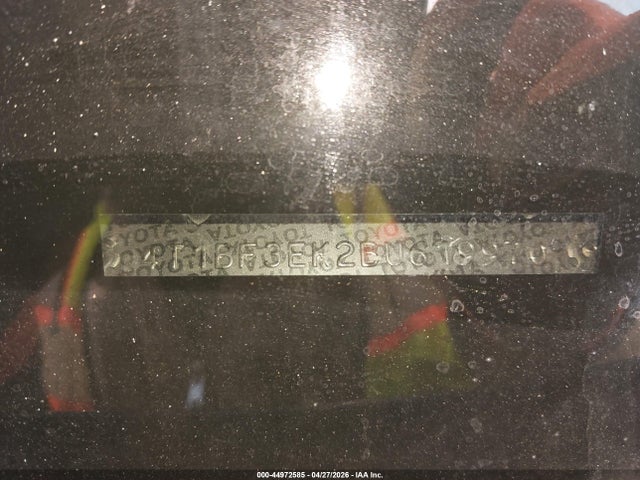44972585 :رقم المزاد ، 4T1BF3EK2BU619970 vin ، 2011 Toyota Camry Le مزاد بيع