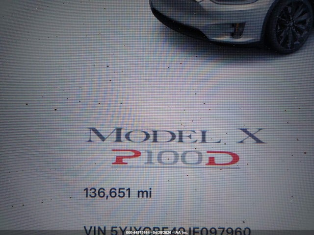 Aukcja sprzedaży 2018 Tesla Model X 100d/75d/p100d, vin: 5YJXCBE49JF097960, numer aukcji: 44972664
