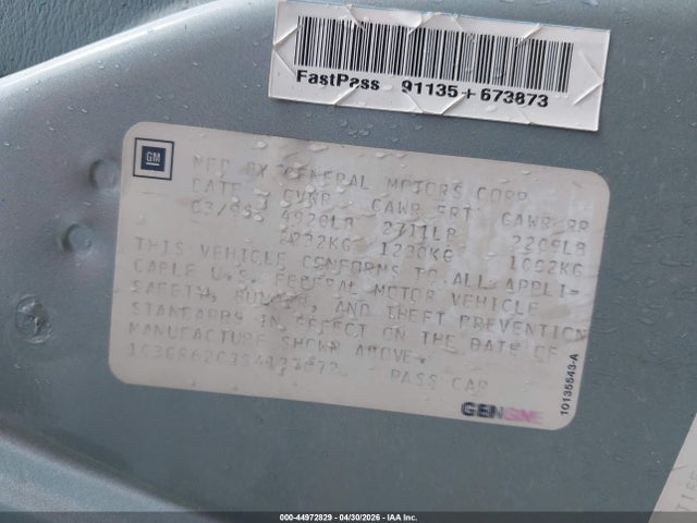 Продаж на аукціоні авто 1995 Oldsmobile Aurora, vin: 1G3GR62C3S4137072, номер лоту: 44972829