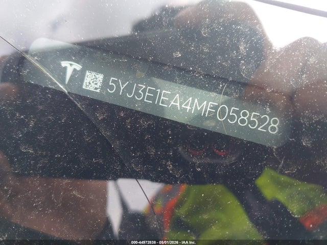 Продажа на аукционе авто 2021 Tesla Model 3 Standard Range Plus Rear-wheel Drive, vin: 5YJ3E1EA4MF058528, номер лота: 44972838