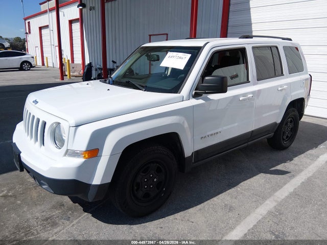 2017 Jeep Patriot Sport Fwd მანქანა იყიდება აუქციონზე, vin: 1C4NJPBA5HD162132, აუქციონის ნომერი: 44972867