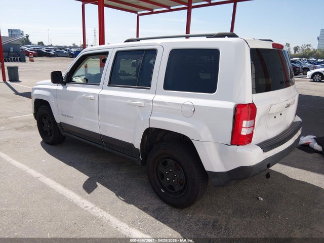 2017 Jeep Patriot Sport Fwd მანქანა იყიდება აუქციონზე, vin: 1C4NJPBA5HD162132, აუქციონის ნომერი: 44972867