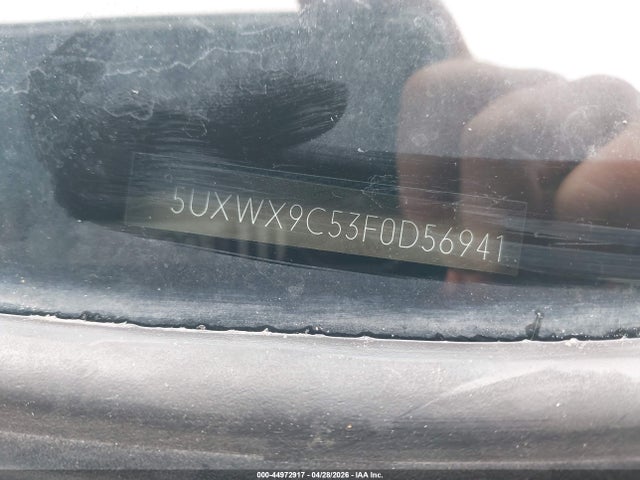 Продаж на аукціоні авто 2015 Bmw X3 Xdrive28i, vin: 5UXWX9C53F0D56941, номер лоту: 44972917