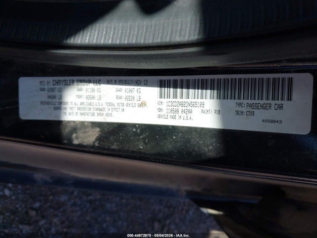 Продажа на аукционе авто 2013 Dodge Avenger Se, vin: 1C3CDZAB2DN565109, номер лота: 44972975