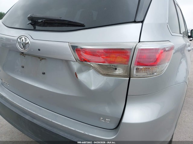 Aukcja sprzedaży 2015 Toyota Highlander Le Plus V6, vin: 5TDZKRFHXFS089374, numer aukcji: 44973002