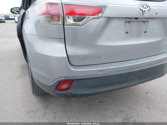 Aukcja sprzedaży 2015 Toyota Highlander Le Plus V6, vin: 5TDZKRFHXFS089374, numer aukcji: 44973002