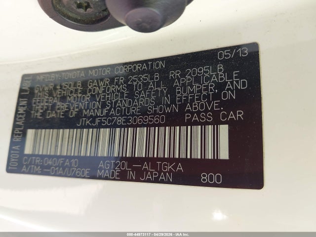 Scion TC 2014 JTKJF5C78E3069560 Image 9