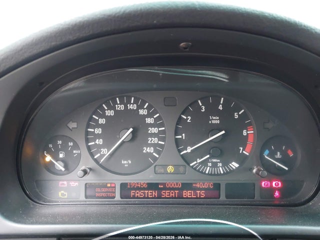 Aukcja sprzedaży 2001 Bmw 540i, vin: WBADN53481GC97834, numer aukcji: 44973120