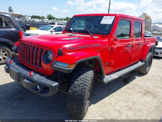 44973163 :رقم المزاد ، 1C6JJTBG4LL116485 vin ، 2020 Jeep Gladiator Rubicon 4x4 مزاد بيع