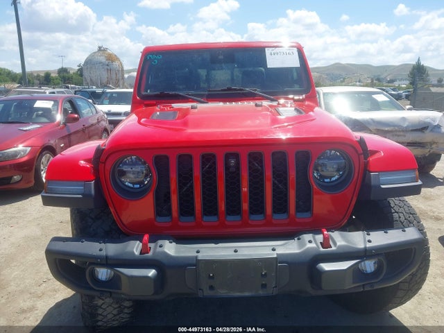 44973163 :رقم المزاد ، 1C6JJTBG4LL116485 vin ، 2020 Jeep Gladiator Rubicon 4x4 مزاد بيع