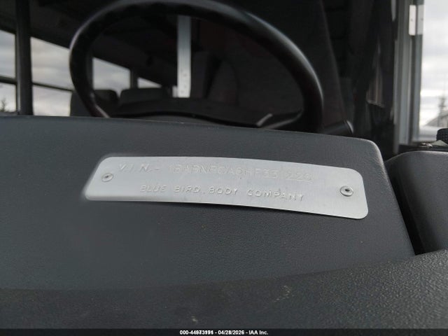 Blue Bird School Bus / Transit Bus 2017 1BABNBCA6HF331226 Image 9