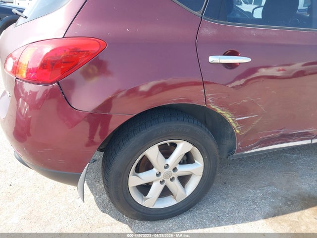 2009 Nissan Murano S მანქანა იყიდება აუქციონზე, vin: JN8AZ18U39W006591, აუქციონის ნომერი: 44973223