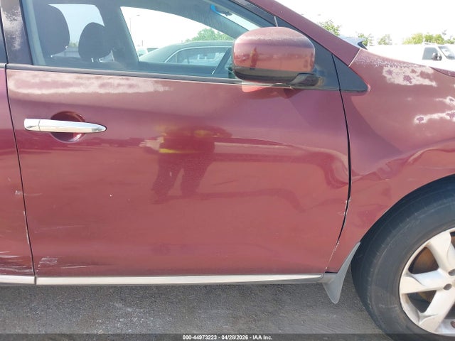 2009 Nissan Murano S მანქანა იყიდება აუქციონზე, vin: JN8AZ18U39W006591, აუქციონის ნომერი: 44973223