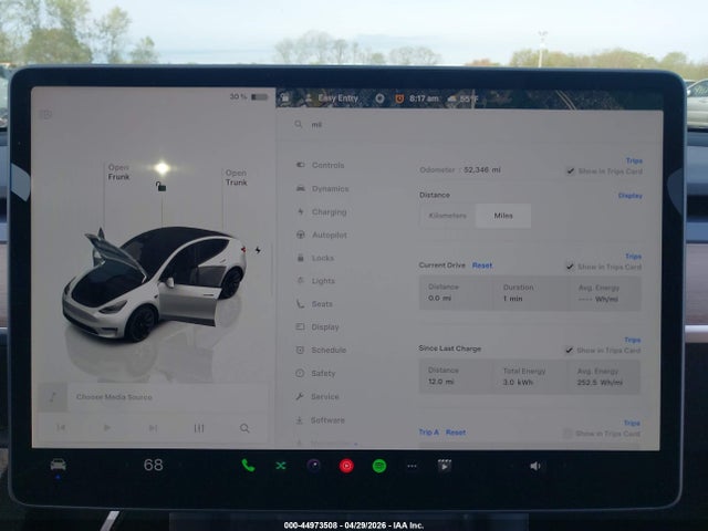Aukcja sprzedaży 2022 Tesla Model Y Long Range Dual Motor All-wheel Drive, vin: 7SAYGDEE0NA016735, numer aukcji: 44973508