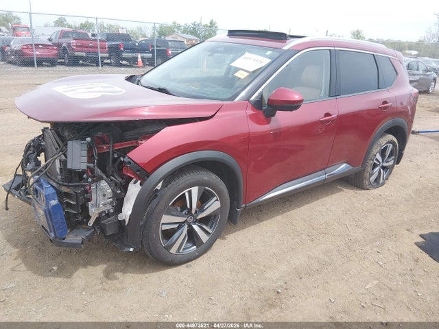 2021 Nissan Rogue Platinum Intelligent Awd მანქანა იყიდება აუქციონზე, vin: JN8AT3DD3MW308765, აუქციონის ნომერი: 44973521