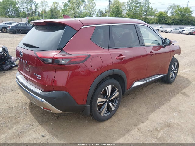 2021 Nissan Rogue Platinum Intelligent Awd მანქანა იყიდება აუქციონზე, vin: JN8AT3DD3MW308765, აუქციონის ნომერი: 44973521
