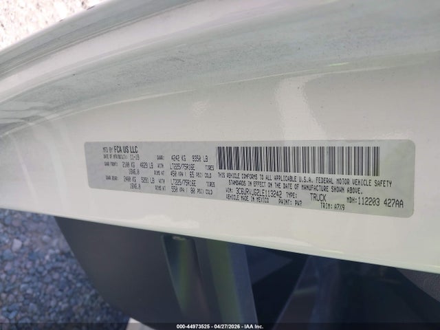 Продажа на аукционе авто 2020 Ram Promaster 3500 Cargo Van High Roof 159 Wb Ext, vin: 3C6URVJG2LE113242, номер лота: 44973525