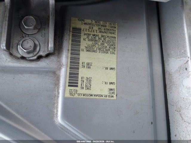 Aukcja sprzedaży 2011 Nissan Altima 2.5 S, vin: 1N4AL2AP4BC137517, numer aukcji: 44973568