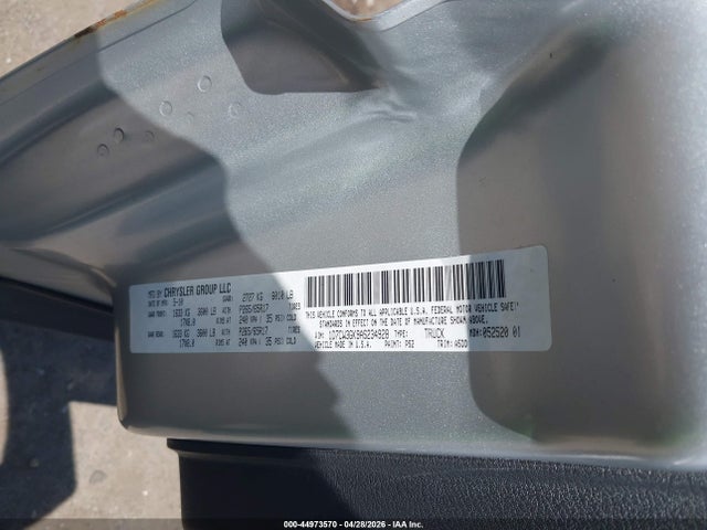 44973570 :رقم المزاد ، 1D7CW3GK9AS234928 vin ، 2010 Dodge Dakota Bighorn/lonestar مزاد بيع