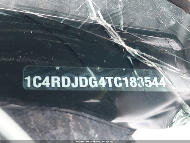 Aukcja sprzedaży 2026 Dodge Durango Gt, vin: 1C4RDJDG4TC183544, numer aukcji: 44973742