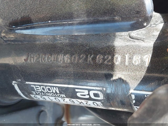 2002 Honda Vt750 Cdc მანქანა იყიდება აუქციონზე, vin: JH2RC44602K620169, აუქციონის ნომერი: 44973812