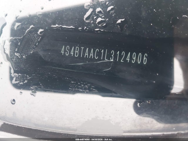 2020 Subaru Outback მანქანა იყიდება აუქციონზე, vin: 4S4BTAAC1L3124906, აუქციონის ნომერი: 44974088