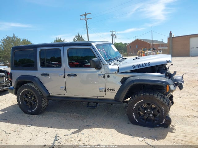 Продажа на аукционе авто 2020 Jeep Wrangler Unlimited Willys 4x4, vin: 1C4HJXDG4LW241738, номер лота: 44974109