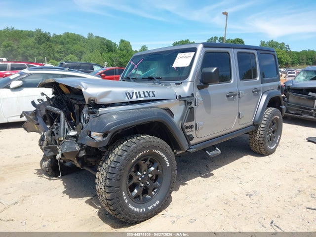Продажа на аукционе авто 2020 Jeep Wrangler Unlimited Willys 4x4, vin: 1C4HJXDG4LW241738, номер лота: 44974109