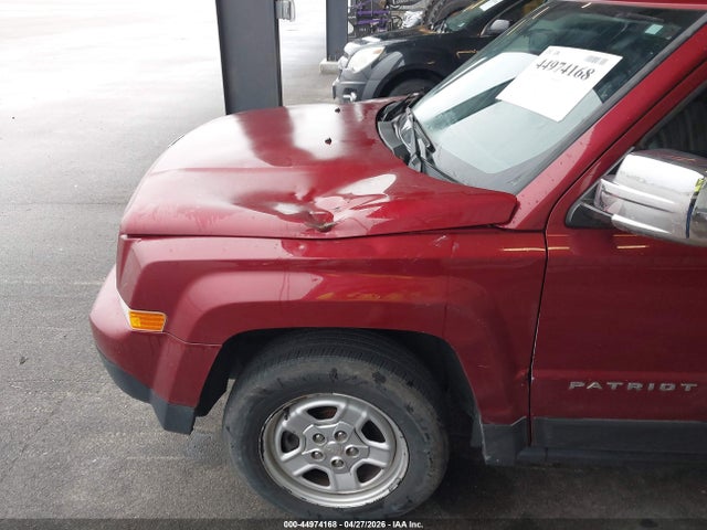 2016 Jeep Patriot Sport მანქანა იყიდება აუქციონზე, vin: 1C4NJPBB8GD677021, აუქციონის ნომერი: 44974168