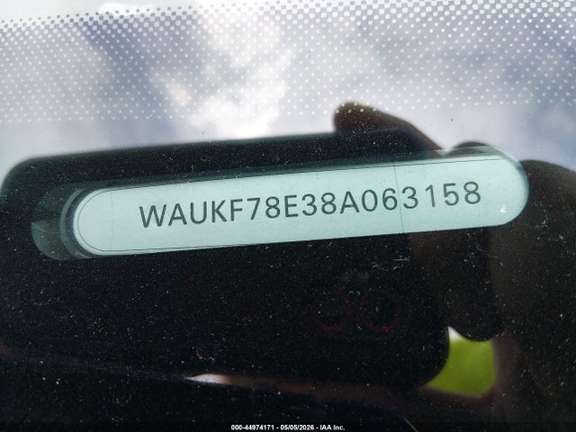 44974171 :رقم المزاد ، WAUKF78E38A063158 vin ، 2008 Audi A4 2.0t/2.0t Avant Special Edition مزاد بيع