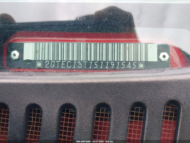 44974268 :رقم المزاد ، 2GTEC13T151191545 vin ، 2005 Gmc Sierra 1500 Sle مزاد بيع