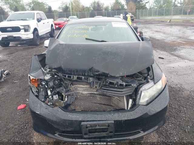 44974284 :رقم المزاد ، 2HGFB2F46CH036710 vin ، 2012 Honda Civic Lx مزاد بيع