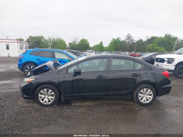 44974284 :رقم المزاد ، 2HGFB2F46CH036710 vin ، 2012 Honda Civic Lx مزاد بيع
