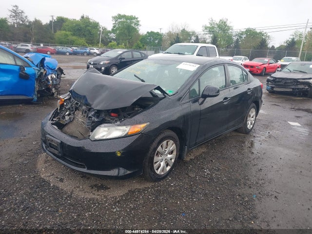 44974284 :رقم المزاد ، 2HGFB2F46CH036710 vin ، 2012 Honda Civic Lx مزاد بيع