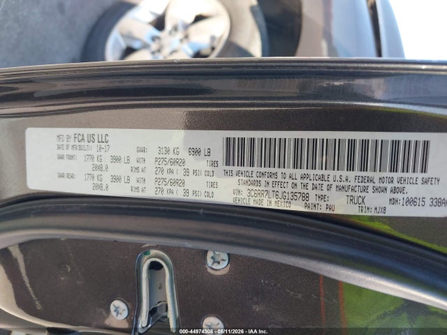 Продаж на аукціоні авто 2018 Ram 1500 Big Horn  4x4 5'7 Box, vin: 3C6RR7LT6JG135788, номер лоту: 44974308