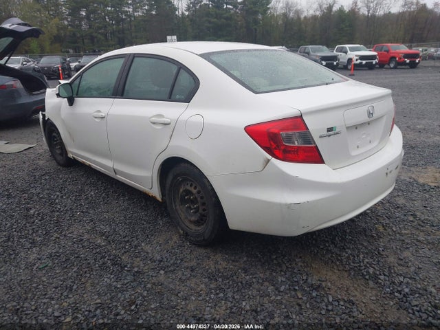 44974337 :رقم المزاد ، 2HGFB2F54CH595052 vin ، 2012 Honda Civic Lx مزاد بيع