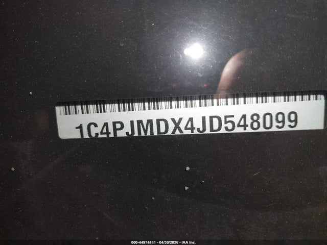 44974481 :رقم المزاد ، 1C4PJMDX4JD548099 vin ، 2018 Jeep Cherokee Limited 4x4 مزاد بيع