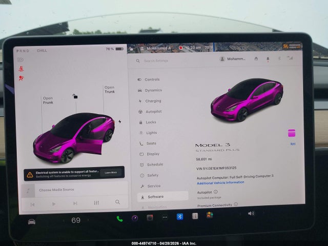 Aukcja sprzedaży 2021 Tesla Model 3 Standard Range Plus Rear-wheel Drive, vin: 5YJ3E1EA1MF053125, numer aukcji: 44974710